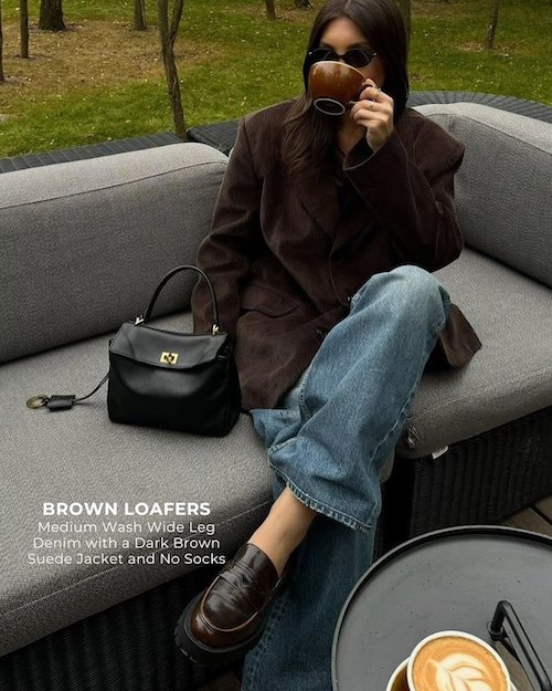 ست کردن لوفرها در استایل پاییزی