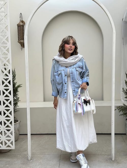 کت جین برای استایل پاییزی