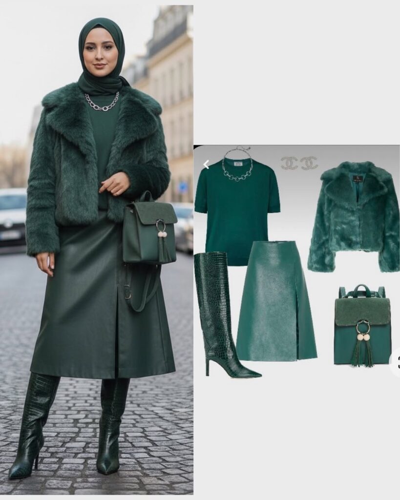 استایل پاییزی برای زنان محجبه