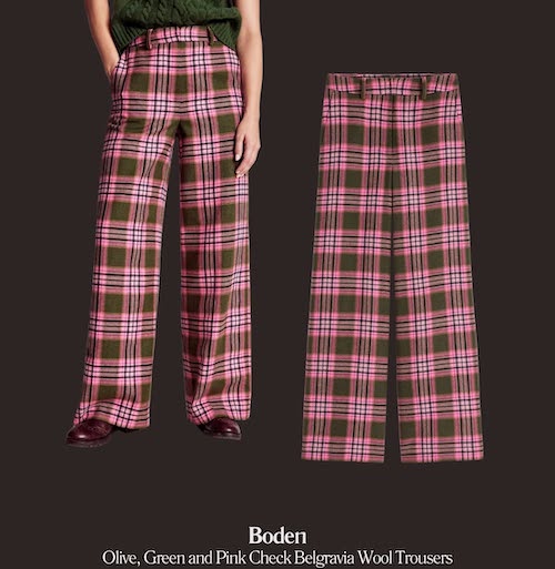 شلوارهای طرحدار در استایل‌های پاییزی