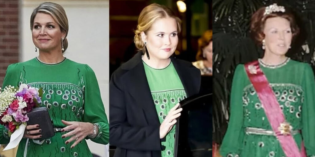 ولیعهد هلند با لباس تکراری مادر و مادربزرگش در جشن بزرگ سلطنتی شرکت کرد!