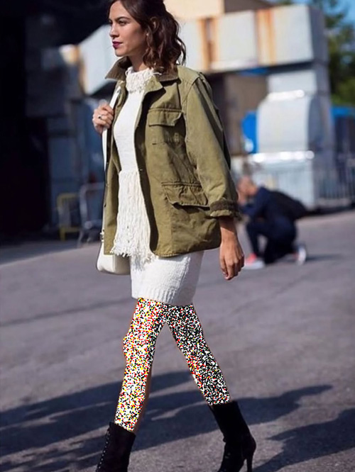 کت‌های سبز در استایل پاییزی