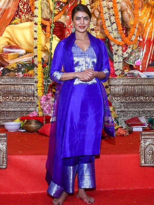 لباس سنتی پریانکا چوپرا