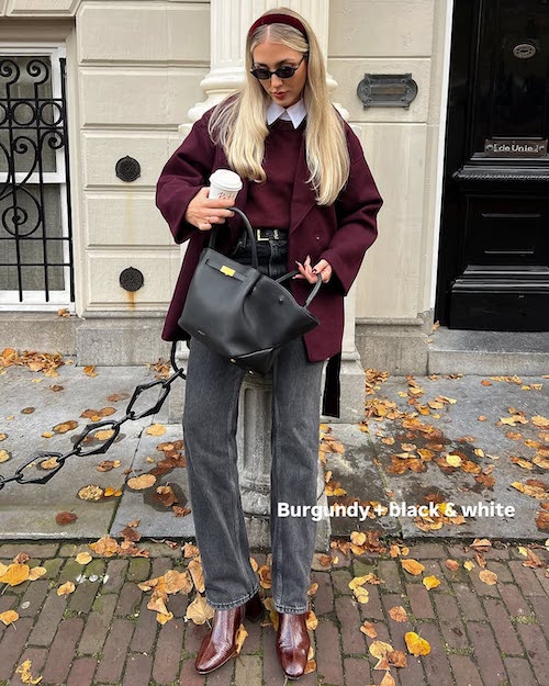 ترکیب رنگ‌های پاییزی به پیشنهاد فشن‌بلاگر هلندی