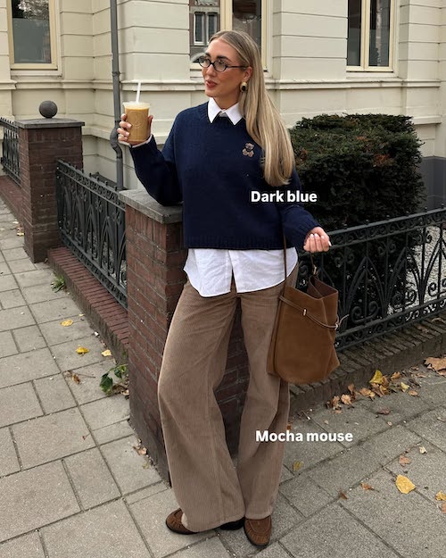 ترکیب رنگ‌های پاییزی به پیشنهاد فشن‌بلاگر هلندی