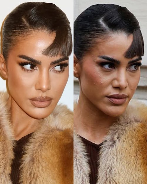 چهره رتوش‌شده در هفته مد پاریس