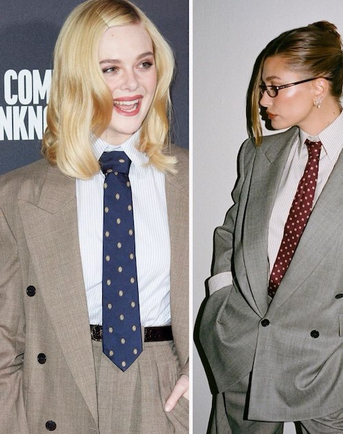 ترند کراوات در استایل زنانه