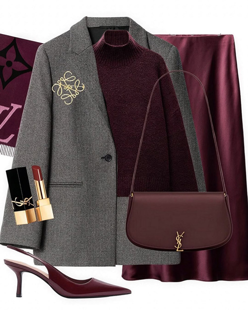 طوسی رنگ اصلی پاییز