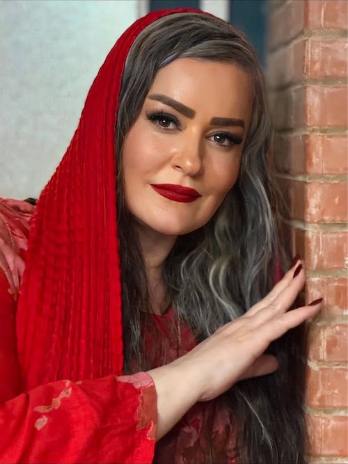 استایل قرمز نعیمه نظام‌دوست