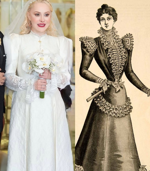 لباس عروس ویکتوریایی آرام جعفری