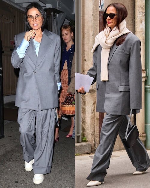 کت و شلوار طوسی در استایل