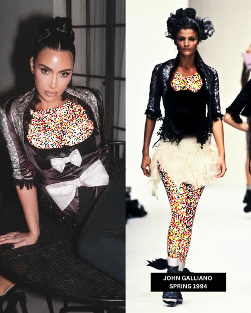 دسترسی کیم کارداشیان به لباس‌های آرشیوی