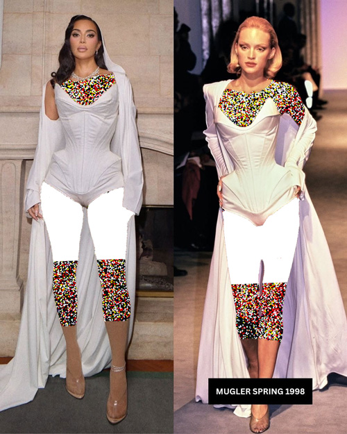 دسترسی کیم کارداشیان به لباس‌های آرشیوی