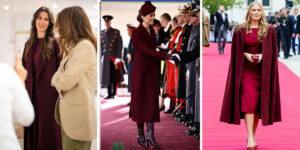 قرمز شرابی؛ رنگ اصالت و شکوه که دوباره در استایل بانوان سلطنتی می‌درخشد