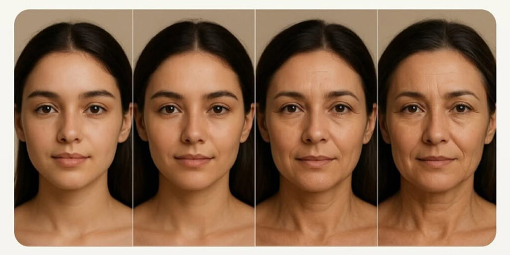 روتین پوستی در سنهای مختلف