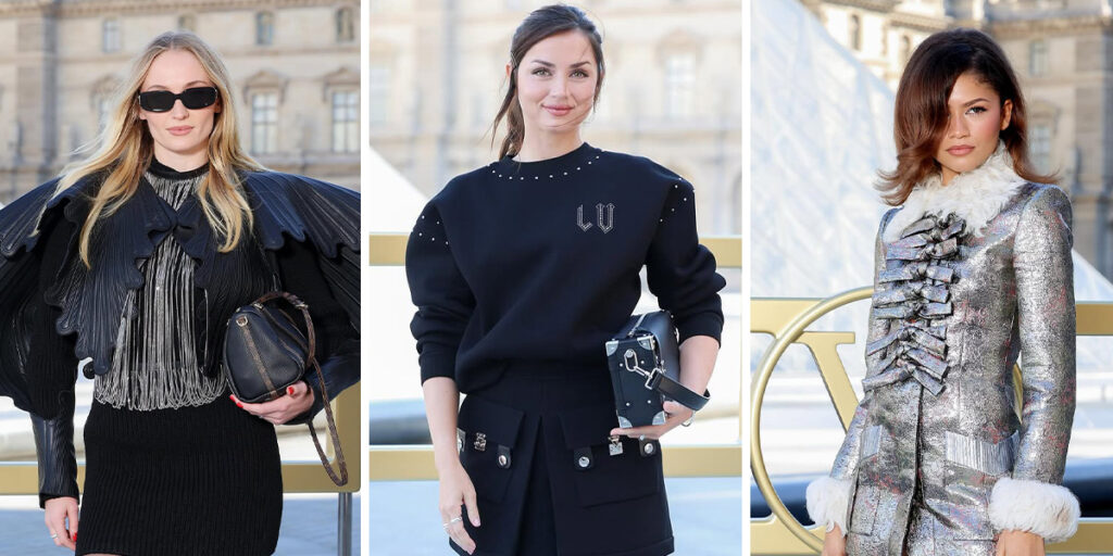 جمع همه زیبارویان در فشن‌شوی برند «لویی ویتون» جمع شد!