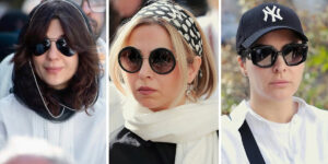 عینک آفتابی‌های لوکس چند بازیگر ایرانی در مراسم ترحیم