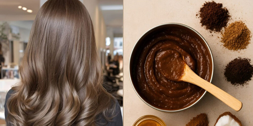 رنگ مو کاراملی در خانه