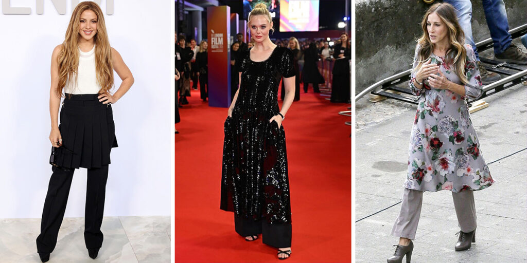 ترکیب پیراهن با شلوار