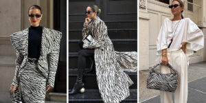 بازگشت قدرتمند طرح گورخری؛ تضاد سیاه‌وسفید در خدمت استایل پاییزی