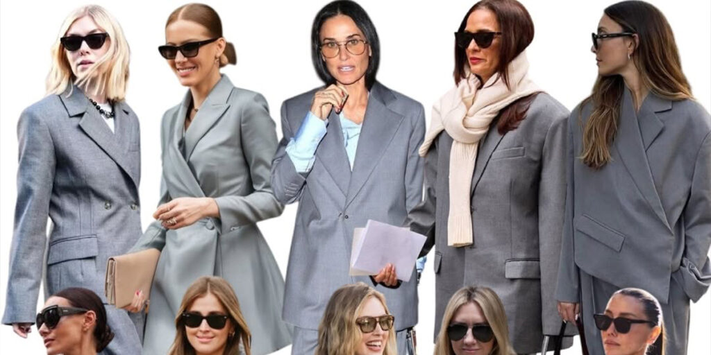 کت و شلوار طوسی؛ ترکیب خنثی و جذابیتی که نگاه‌ها را جذب می‌کند