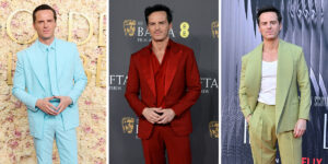 سبک مردانه دیگر سیاه و خاکستری نیست؛ اندرو اسکات رنگ‌ها را به فرش قرمز آورده