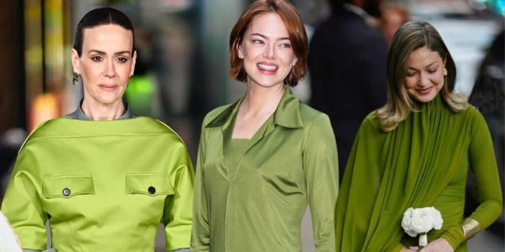 رنگ سبز در پاییز