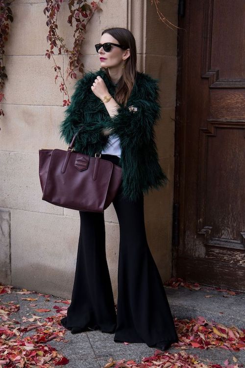 شلوار بل‌باتم در استایل نازنین بیاتی