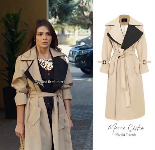 ترنچ کت بازیگران ترک