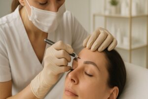 مدل ابرو میکروبلیدینگ روی تاتو قدیمی