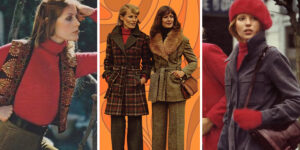 استایل‌های پاییزی زنان دهه ۷۰؛ ترکیبی از طرح و رنگ که چشم‌ها را نوازش می‌کند