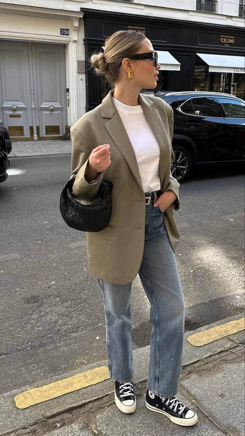 کت بلیزر در استایل پاییزی