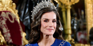 تاج پرجزئیات و خاص ملکه لتیزیا تیتر یک اخبار دنیای سلطنت شد