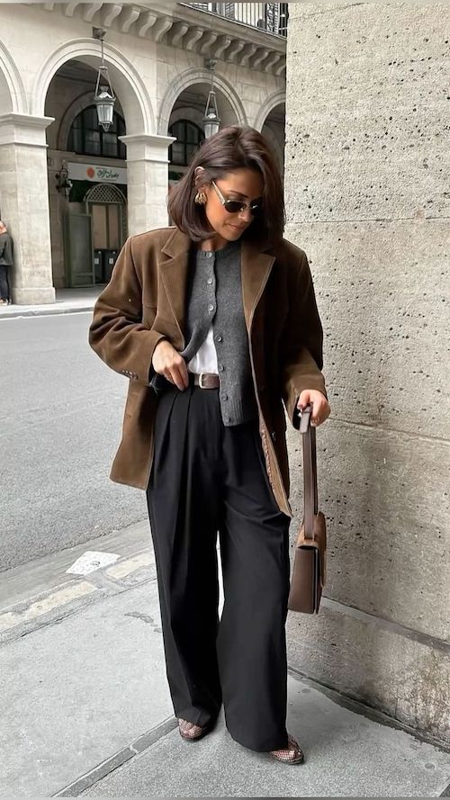 کت بلیزر در استایل پاییزی