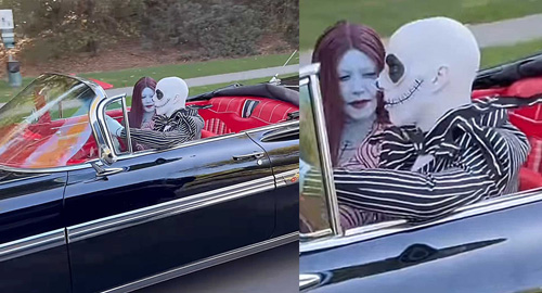 استایل‌های هالووینی کورتنی کارداشیان و همسرش