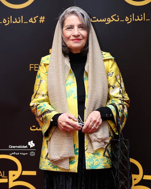 احترام برومند در اختتامیه جشنواره ۲۵