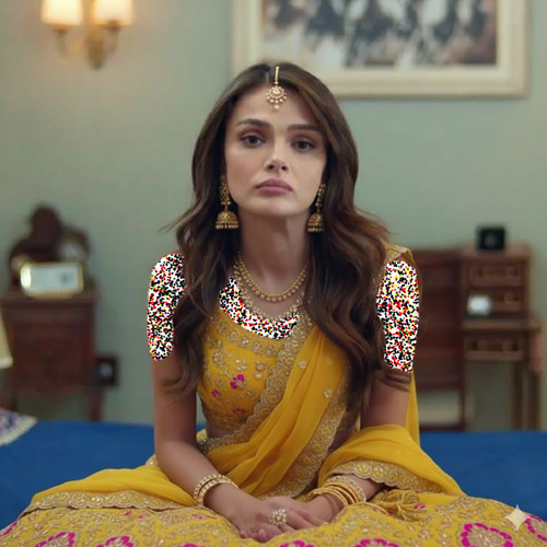 آلیا با لباس هندی