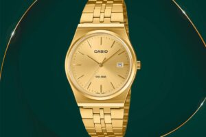 کاسیو ساعت جدیدش را رونمایی کرد؛ طلایی و درخشان اما همچنان کلاسیک