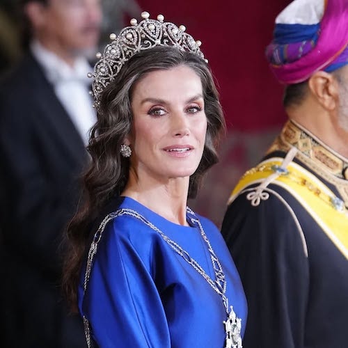 پیراهن آبی ملکه لتیزیا