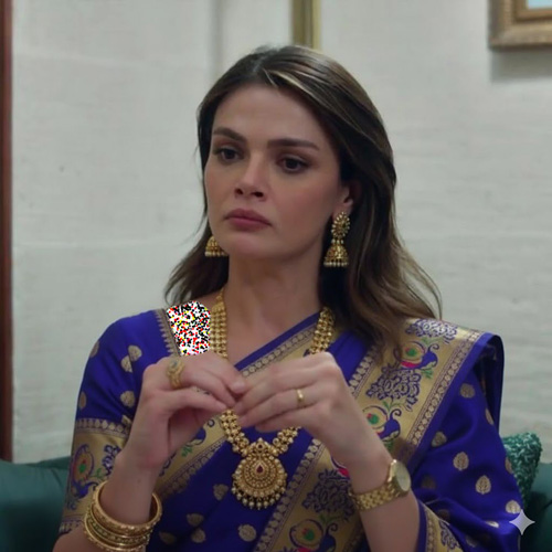 آلیا با لباس هندی