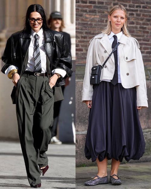 کراوات در استایل خاص پاییزی