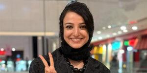 ترکیب پولک، تور و خط چشم رنگی؛ ندا جبرائیلی خلاقیتش را به تصویر کشید