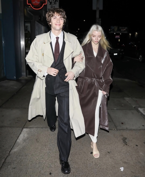 استایل‌های خیابانی آنیا تیلور جوی و همسرش