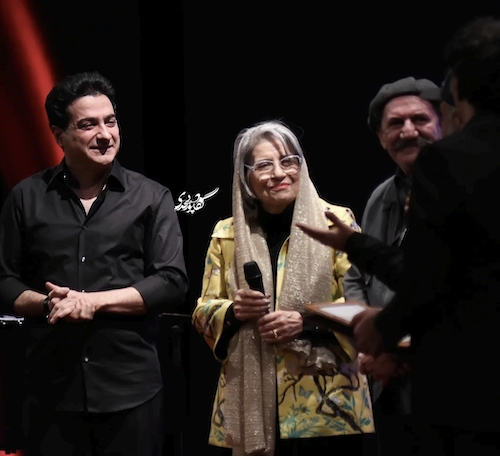 احترام برومند در اختتامیه جشنواره ۲۵