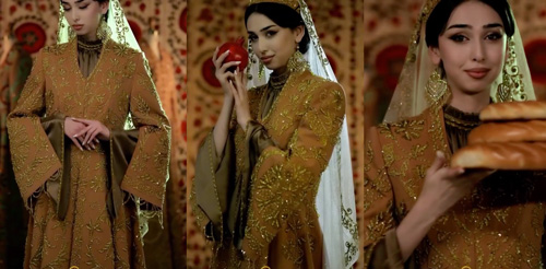 کالکشن طراح تاجیکی با الهام از شاهنامه