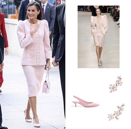 کت و دامن صورتی لتیزیا