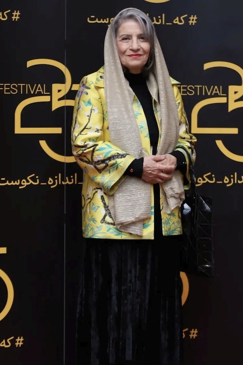 احترام برومند در اختتامیه جشنواره ۲۵