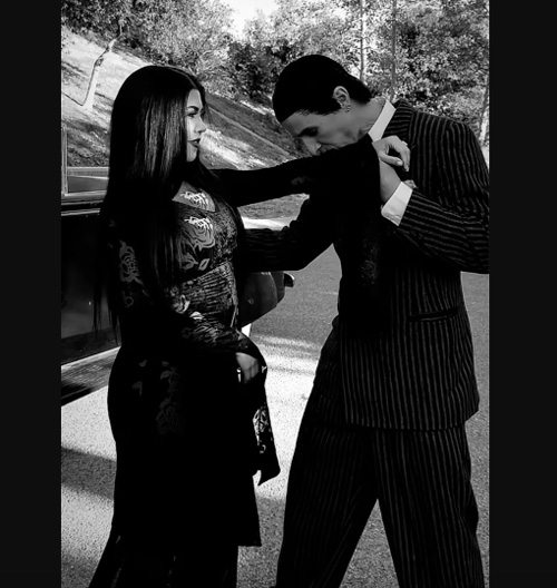 استایل‌های هالووینی کورتنی کارداشیان و همسرش