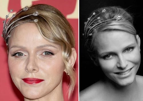 تاج عروسی پرنسس شارلین