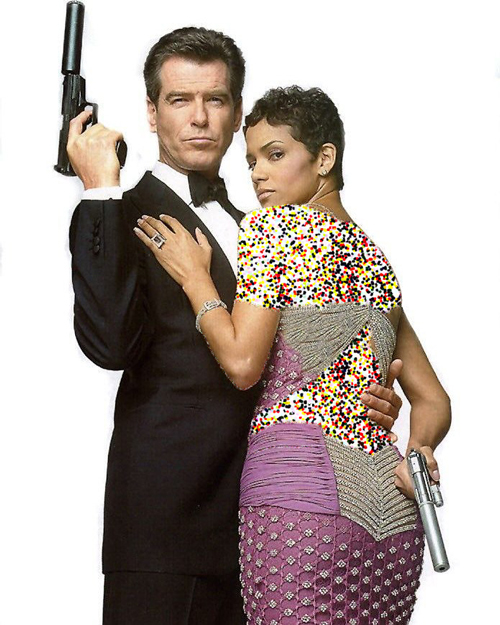 لباس جیمز باندی کیم کارداشیان